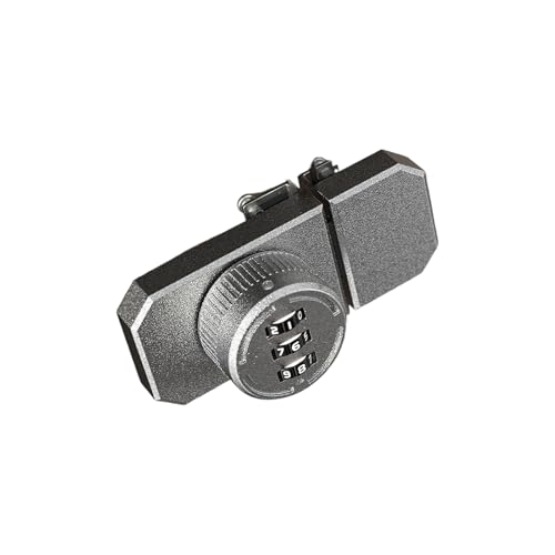 Keyless Glass Cabinet Cabinet Combination Twist Knob Hasp Locks for Kitchen Drawers Cabinets Cupboard Resettable Code Double Doo