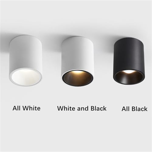 Lámpara de techo LED para baño y pasillo exterior con luz cálida 3
