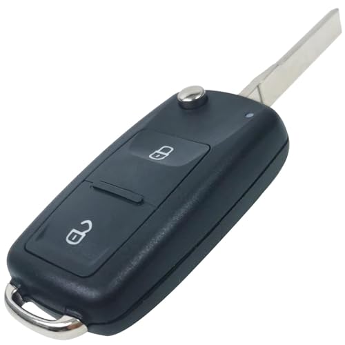 Clé VW Transporter usée ? Boîtier coque de clé à 2 boutons pour remplacer votre télécommande
