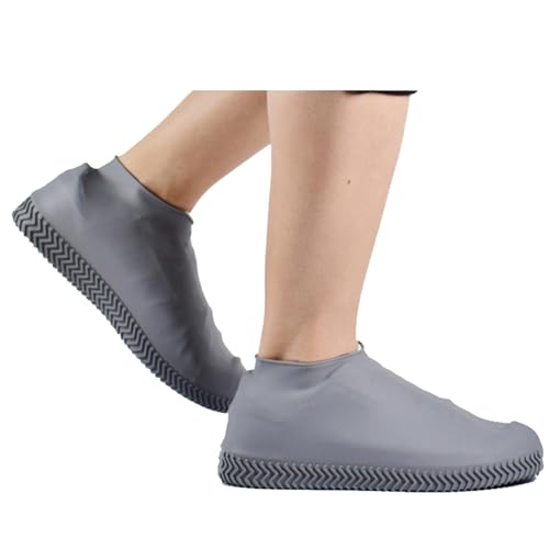 Cubiertas reutilizables para zapatos, suelas de silicona impermeables, antideslizantes, fáciles de limpiar, duraderas para camping, pesca, senderismo, actividades al aire libre, playa, limpieza de mascotas miniatura 1