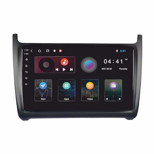 Image of Trony 9 inch Android 14 Car Stereo for Skoda Fabia | 4GB+64GB | CarPlay & Android Auto | Full HD Touch | WiFi | GPS | Bluetooth | DSP Sound | Reverse Camera | Frame | 1 Year Warranty