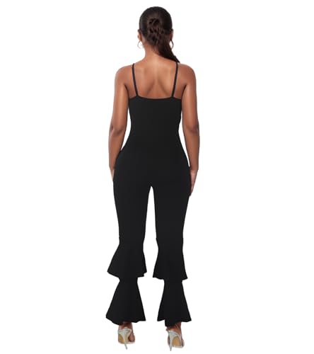 Image of Jigfar Women Sexy Elegant Bodycon Jumpsuit Going Out Romper Birthday Party Club Night Outfits