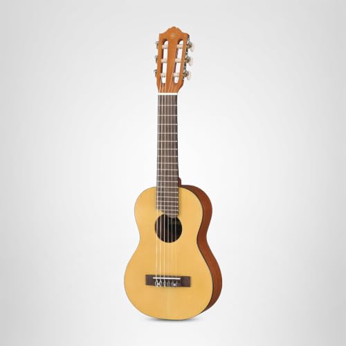 Miniatura 8 de Yamaha Gl1 Guitalele - Mini Guitarra De Madera Con Las Dimensiones De Un Ukelele, Escala De 17 Pulgadas, 6 Cuerdas 3 En Nylon 3 En Acero , Color Natural