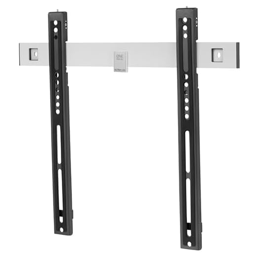 One For All Ultra Slim TV Wall Bracket Mount – Screen size 32-65 Inch - For All types of TVs – Max Weight 80kgs – VESA 100x100 to 400x400 – Black White– WM6421, black / white