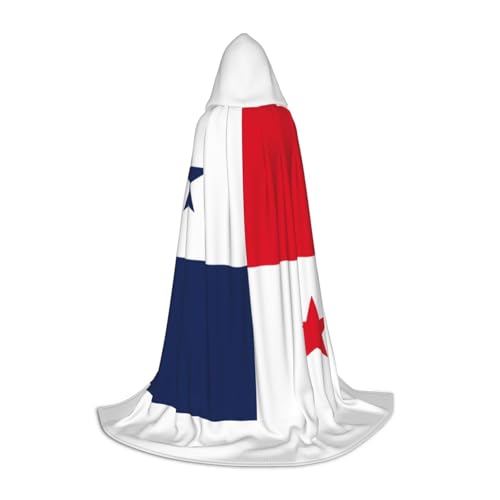 Cape imprimée Panama longue tenue avec capuche pour fête et Halloween