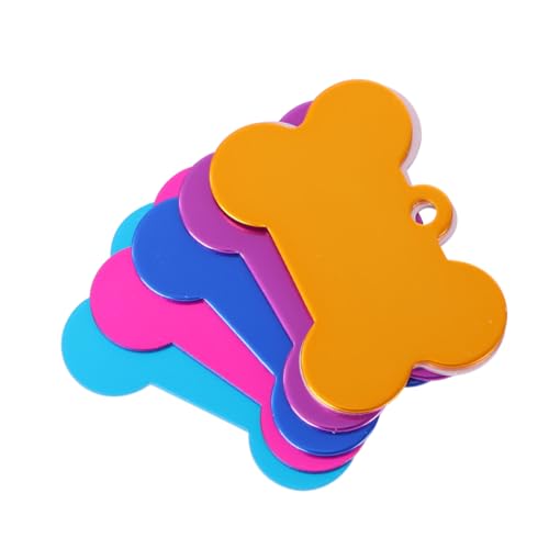 CLISPEED 10 Stück Hundeknochen Id Tags