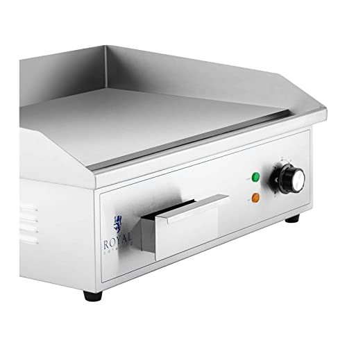 Plancha pro 3000 W plaque lisse inox Royal Catering – Image 3