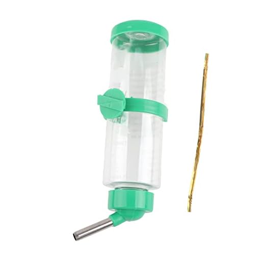 FTVOGUE 250ml Distributeur Automatique d'eau et de Nourriture pour biberon pour Animaux de Compagnie Distributeur d'eau pour Hamster Rat