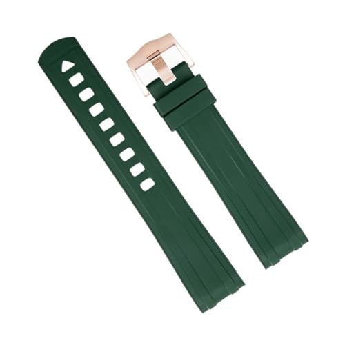 Bracelet FKM pour Omega Seamaster 300, caoutchouc fluoré de qualité supérieure 20mm