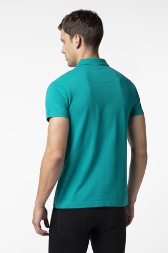 Image of FYLTR Men's Solid Regular Fit Polo Shirts