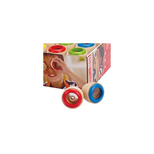 Jouet de premier âge - HAPE - Arc-en-ciel double à empiler - Bois - 19