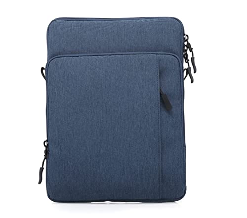 Image of SWOOK 13 inch Laptop Sleeve Case 13.3 Compatible with New MacBook Air M1 A2337 A2179 A1932 2018-2021| MacBook Pro A2338 M1 A2251 A2289 A2159 A1989 A1706 A1708|XPS Surface Pro ThinkPad Envy Swift 3 - Navy blue