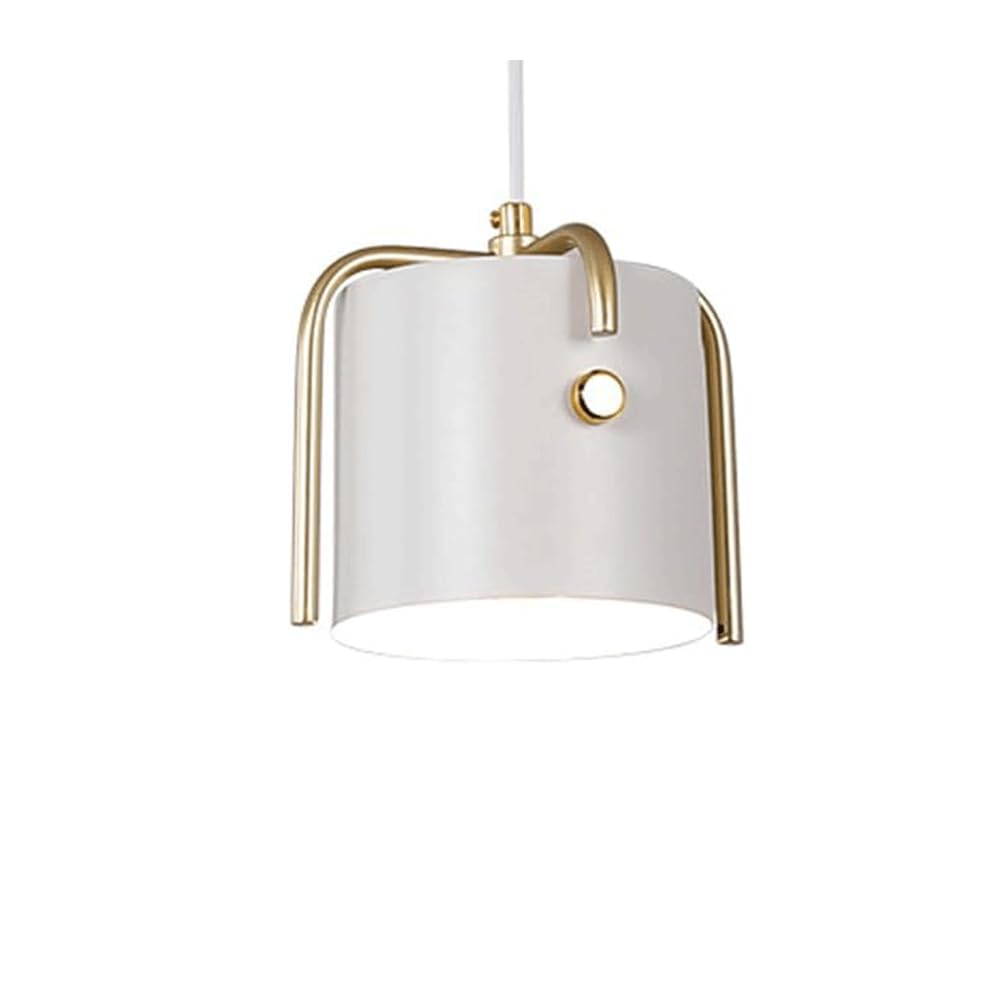 LANTANB E27 Base Single Head Hanging Light, Personalized Wrought Iron Pendant Lamp Lampshade, Modern Industrial Style Chandelier, Bedroom Dining Hall Decoration Light Fixtures