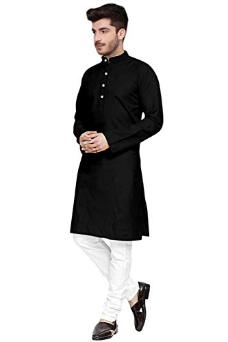Image of trustous Mens straigth Solid Kurta Pyjama Set Combo in 100% Cotton with 16 Colour Option and Size are XS to 3XL for (Birthday,Wedding, Ceremony, Casual, Engagement)