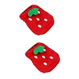 Toddmomy 2 Pièces vêtements de Lapin de Compagnie Lapin Jouet vêtements de Furet Manteaux d'hiver Pull Chien XXS Tenue pour Chinchilla Gilet Lapin pour Petit Chien Rouge