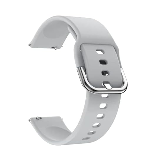 Pulseira para Amazfit GTS 3/2 / 2 Mini / 2e / GTR 42mm / Amazfit Bip S Lite U PRO Silicone Macio (Cinza)