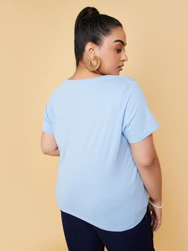 Image of Max Plus Size Women Solid T-Shirt