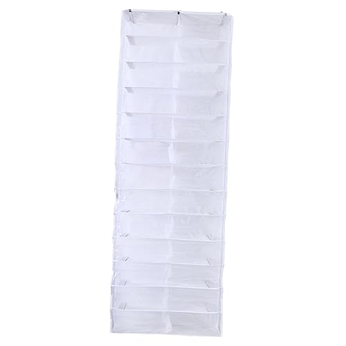 LALADEFIEE Hanging Shoe Organizer 26 Large Pockets Door Rack Closet Storage Space Saving for Shoes Slippers Belts Scarves