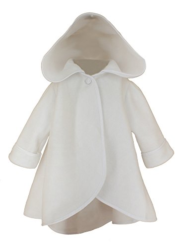 Boutique-Magique Cape de baptême bébé, Blanc, 24 mois