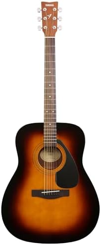 Yamaha F280 Acoustic Guitar – 6-String, Tonewood Body, Tobacco Brown Sunburst Finish, Dreadnought Design, Rich