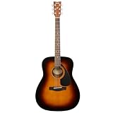 Yamaha F280 Acoustic Guitar – 6-String, Tonewood Body, Tobacco Brown Sunburst Finish, Dreadnought Design, Rich and Balanced Sound, Durable Build, Comfortable Playability for All Musicians