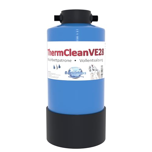 Heizungsbefüllung Fassenreinigung Solarreinigung Entsalzung von Heizungswasser nach VDI 2035 Mehrwegkartusche - Aquintos ThermCleanVE28 Heizung befüllen