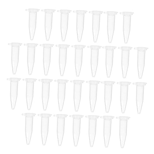 COLLBATH 100 piezas Tubos de Centrifugado Anticoagulantes para Análisis de PP Uso y Experimental Compactos y Prácticos para Laboratorio