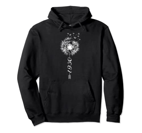 Solo cumpleaños 1930 Regalo de diente flower león Dandelion Sudadera con Capucha