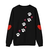 Sudadera para mujer, cómoda regular, a la moda, diseño de flores, 2 sueltas, para fiesta, con estampado gráfico, plisado, 2025, Dolman para mujer, Negro, M