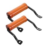 Sturdy pot handle--pan side handle is suitable for most of the sauce pans, pot, can take pot handle home without hesitation,Replacement Pot Handle Removable pot handle--enhanced safety features with wood, convenient and anti-scalding pot handle is ve...