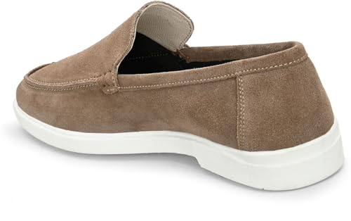 Image of Men Classic Suede Leather Loafers - Cushioned Comfort, Durable Sole & Everyday Luxury
