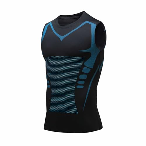 riou Camiseta de Compresión sin Mangas para Hombre Chaleco Vitaboost para Hombre Camisa Maynox Vitaboost Chaleco sin Mangas Correr Secado Rápido para Construir un Cuerpo 1/2/3PC