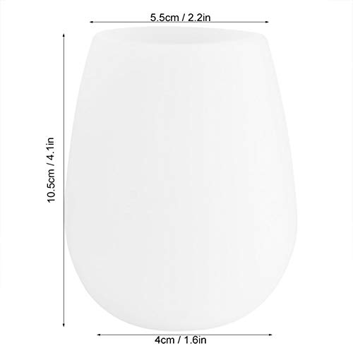 Copo de vinho, copo de silicone, copo de vinho portátil, para cerveja, coquetéis e refrigerantes