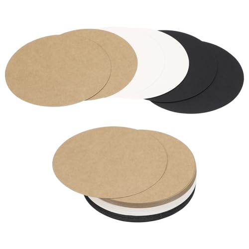 Papier épais découpé en rond PATIKIL 4" pour réussir vos projets DIY sans découpe manuelle