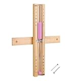 BEAZOOM Clessidra rotante in legno, 15 minuti, clessidra per sauna, spa, yoga, aula ad alta temperatura, colore rosso