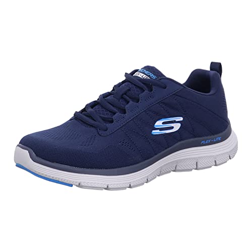 Image of Skechers Mens Flex Advantage 4.0 Valkin Blue Lifestyle Sneakers Shoes 9.5