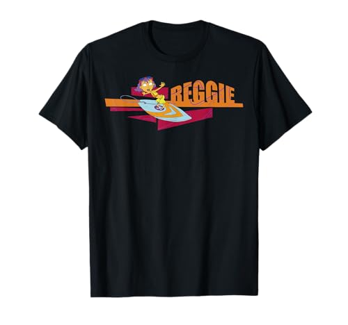 Rocket Power Reggie Surfing Portrait Logo T-Shirt