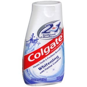 Special Pack Of 6 Colgate 2N1 Toothpaste /Mwash White 4.6 Oz