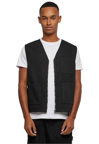 Urban Classics Herren Weste Organic Cotton Vest, Weste für Männer aus Bio-Baumwolle, Regular Fit, erhältlich in verschiedenen Farben, Größen S-5XL Urban Classics Herren Weste Organic Cotton Vest, Weste für Männer aus Bio-Baumwolle, Regular Fit, erhältlich in verschiedenen Farben, Größen S-5XL