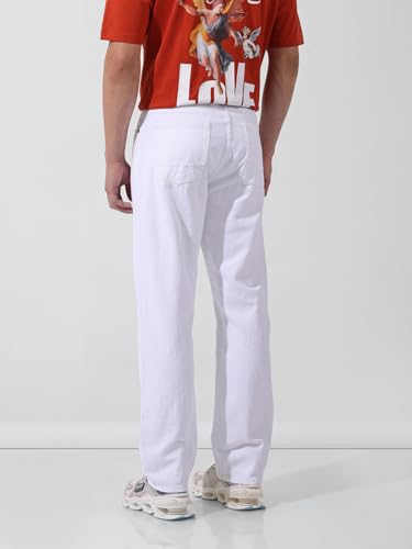 Image of The Indian Garage Co Men Vintage Straight Fit Solid Mid-Rise Jeans