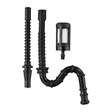 Gettimore Fuel Hose Line with Filter and Impulse Line for Stihl MS260 024/026/034/036 Chainsaws, Replacement Part 11213587700, Black ABS Plastic - Image 3
