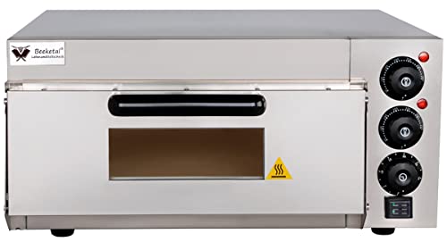 Pizzaofen Beeketal BPO33-1 mit 400×400 mm Schamottstein
