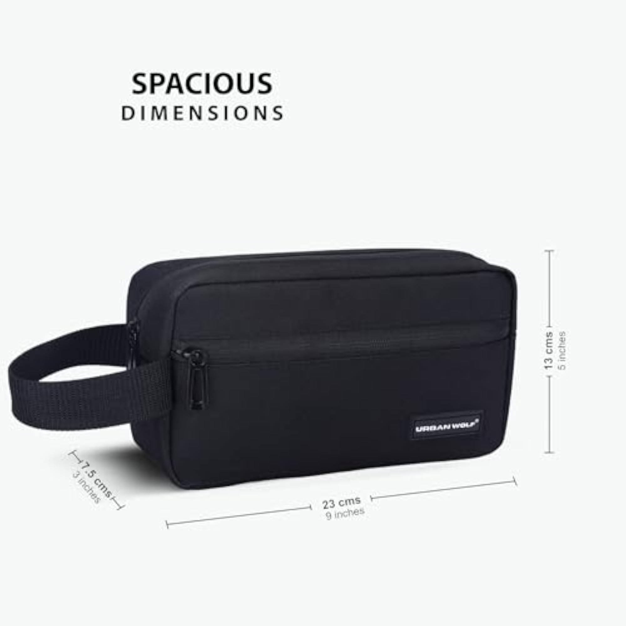 Water-Resistant Travel Toiletry Bag for Unisex, Hanging Dopp Kit