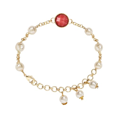 Image of I Jewels Designer Kundan Pearl beaded Bhaiya Bhabhi Lumba Rakhi Bracelet Combo Set With Roli Chawal & Rakshabandhan Greeting Card