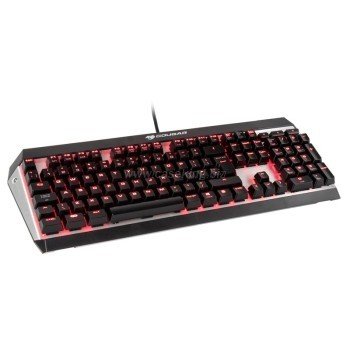 Cougar MX-Brown Attack X3 MX-Brown Clavier de Jeu Interrupteurs Cherry MX-Brown 1000 Hz Éclairage Clé RGB-LED HU Layout - Noir