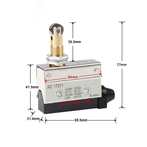 Microrupteur AZ-7311 interrupteur fin de course horizontal 10A