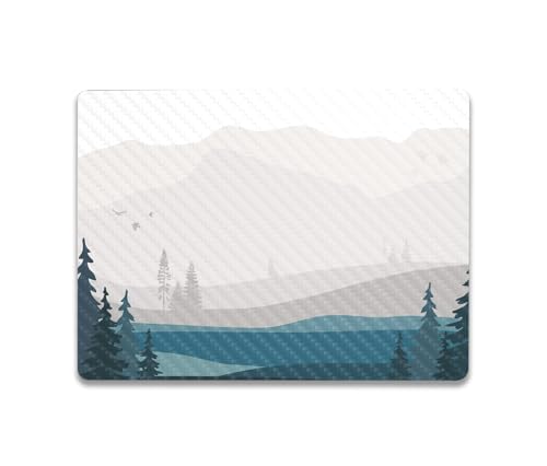 Image of MightySkins Carbon Fiber Skin Compatible with Microsoft Surface Laptop Go 3 (2023) Full Wrap Kit - Tundra | Protective, Durable Textured Carbon Fiber Finish | Made in The USA