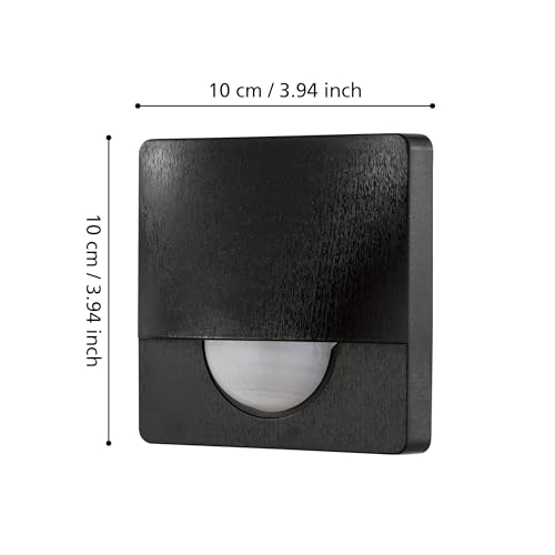 EGLO Bewegungsmelder Detect me 3, Bewegungssensor aus Kunststoff, Farbe: Schwarz, IP44
