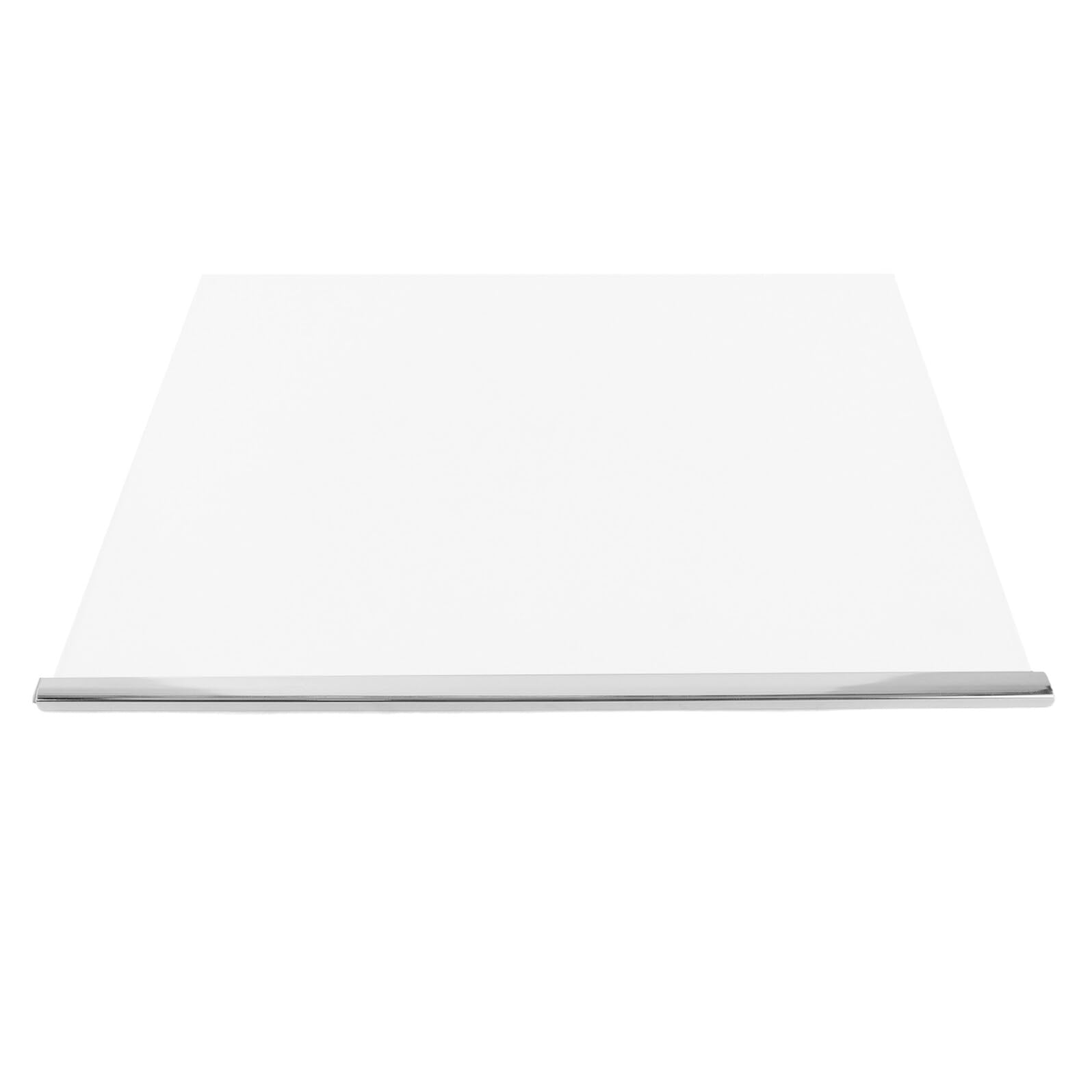 Toddmomy Ripiano Divisorio in Vetro Temperato per Frigorifero Bordo Rivestito Pannello Trasparente per Conservazione Alimenti Sostituzione Ripiani per Cucina e Congelatore 430X320 MM