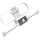 OSALADI Soporte de Pared para Diademas y Pinzas de Pelo, Organizador Multifuncional de Abs y Pp Color Claro, Estante sin Taladro para Almacenamiento y Exhibición en Habitaciones